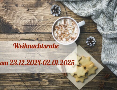 Weihnachtsruhe vom 23.12.2024 – 02.01.2025