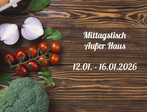 Mittagstisch vom 12.01.-16.01.2026 außer Haus
