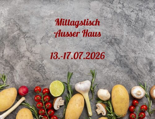 Mittagstisch vom 13.-17.07.2026 außer Haus